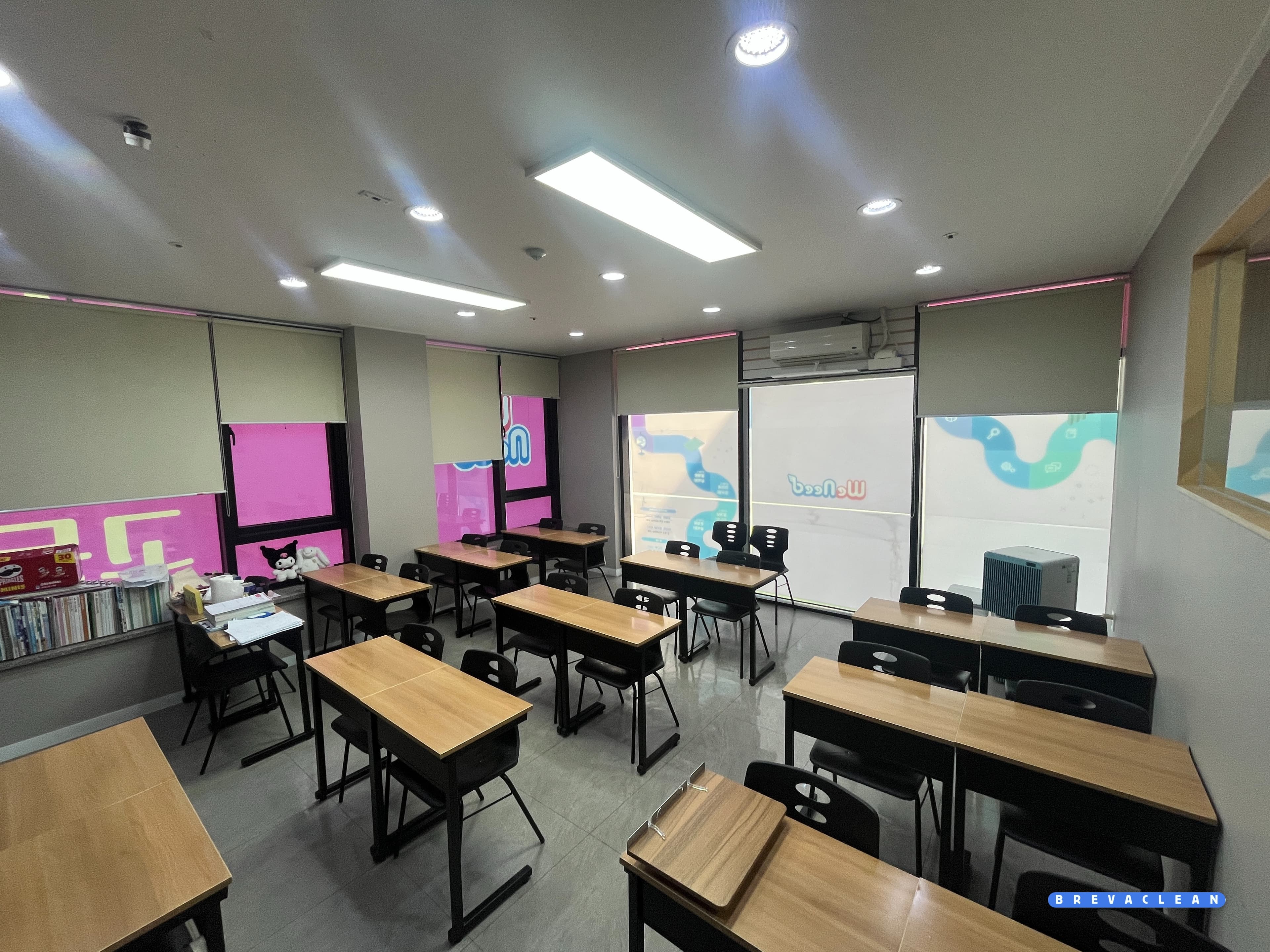동작구 학원 교실 청소 후